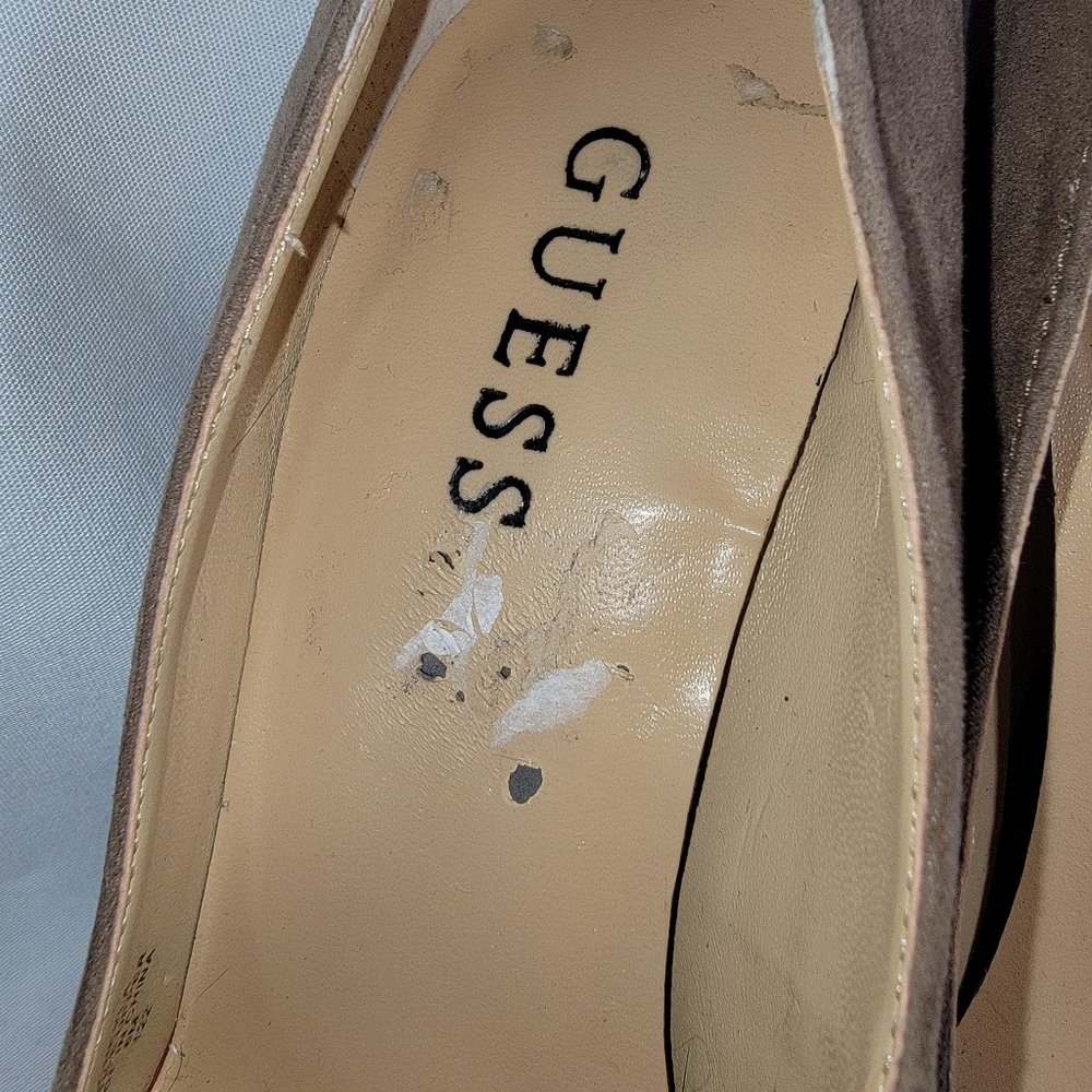 Guess heels / platform - brown with polka-dots - Size 6M - NWOT - Picture 5 of 5